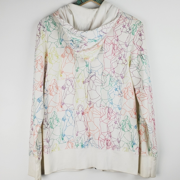 RARE Vurt Pacsun Hoodie Bikini Print Jacket Sm - Picture 5 of 8